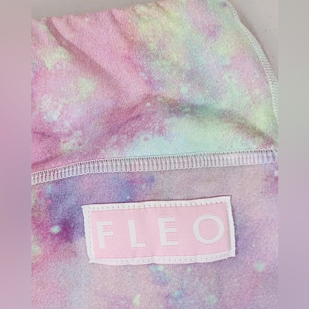 FLEO Vibrant Fantasy PHR Athletic Rave Spandex Running Cycling Shorts 4 Inch- M - Picture 8 of 9